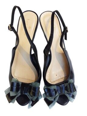 Kate Spade Black High Heel Shoes Womens Size 7